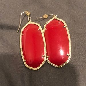 Kendra Scott Danielle Earrings - Red